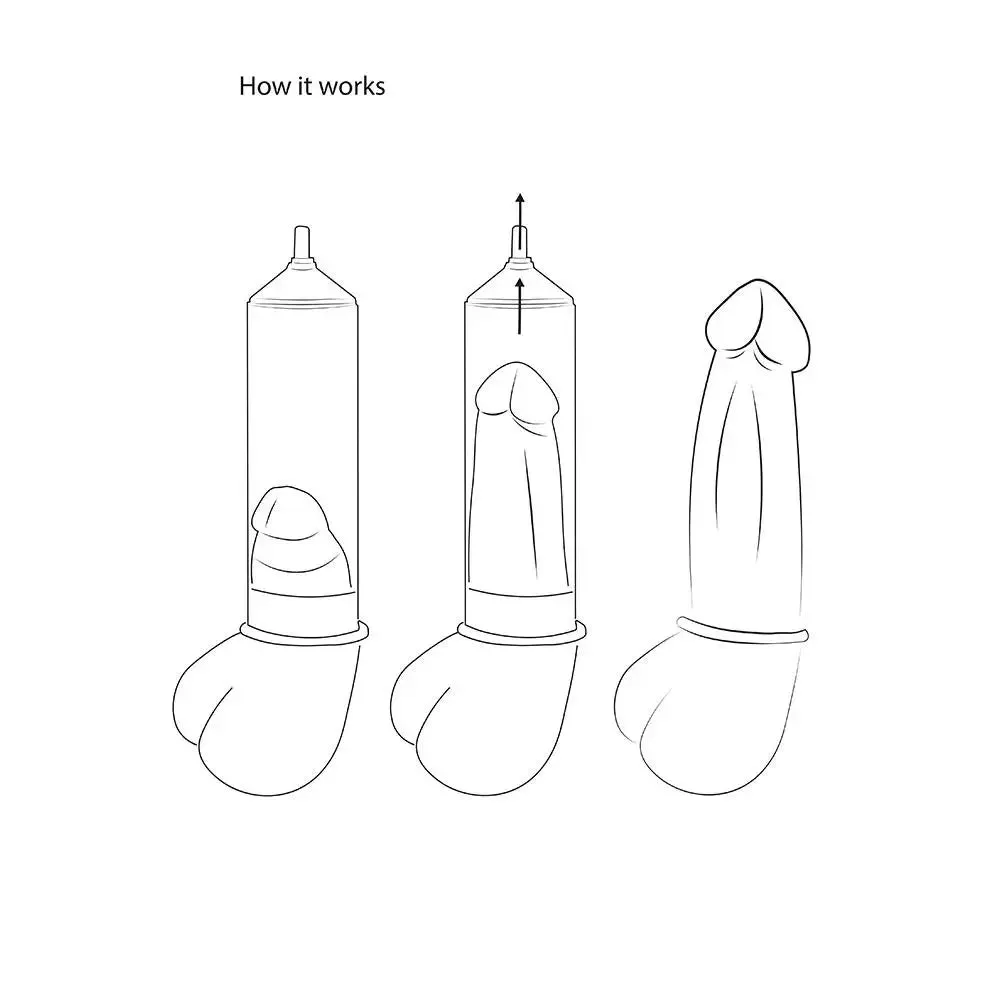 12-inch Shots Silicone Black Automatic Rechargeable Penis Pump