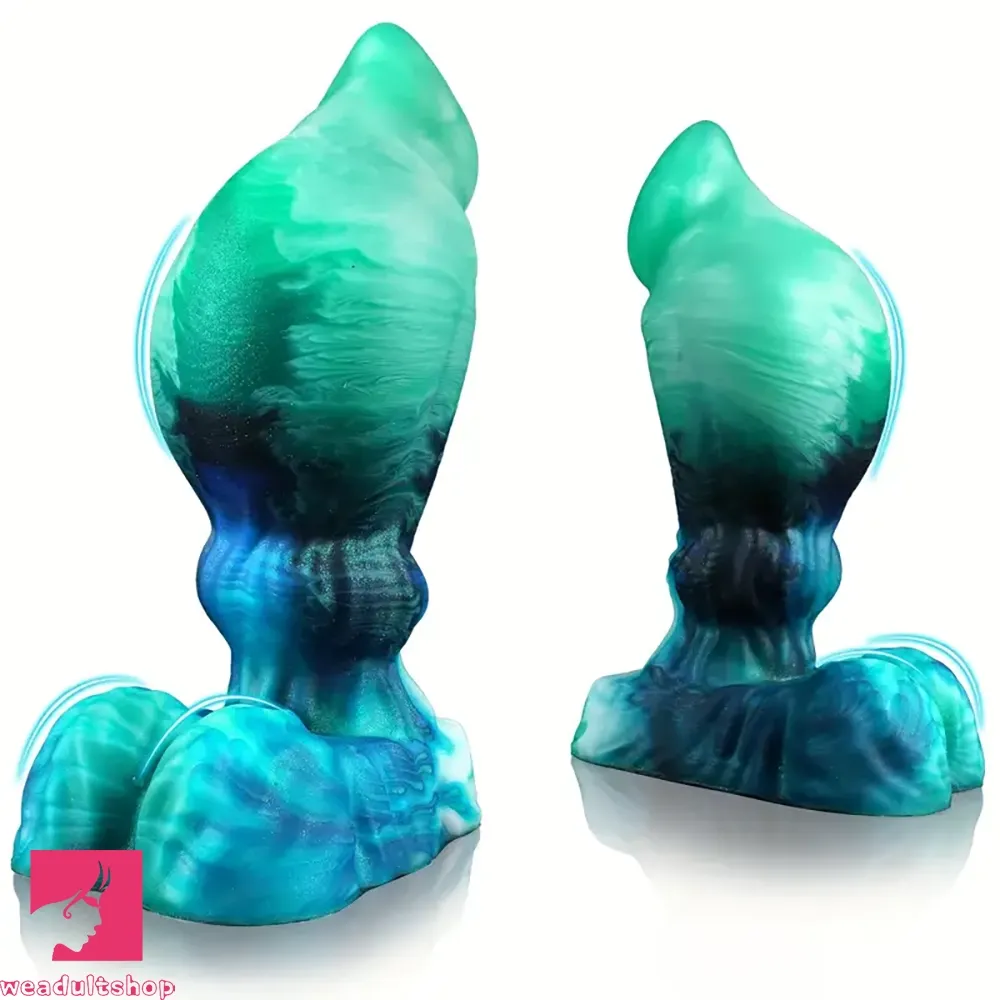 6.3in Belly Fantasy Silicone Realistic Fat Dildo For Anal Play Cock Sex Toy