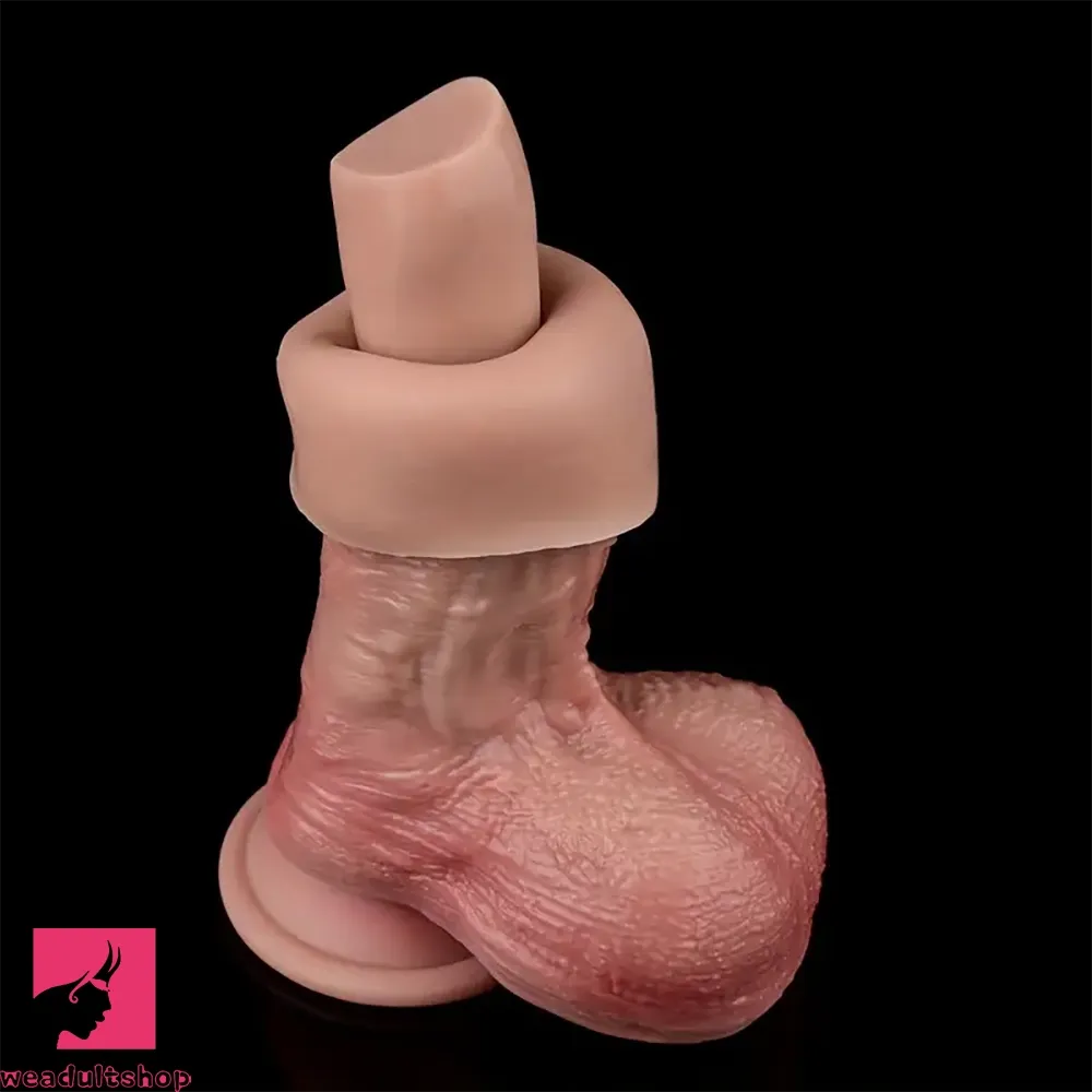 7.48in 8.66in Silicone Soft Double-layer Dildo Lifelike Feeling Masturbator