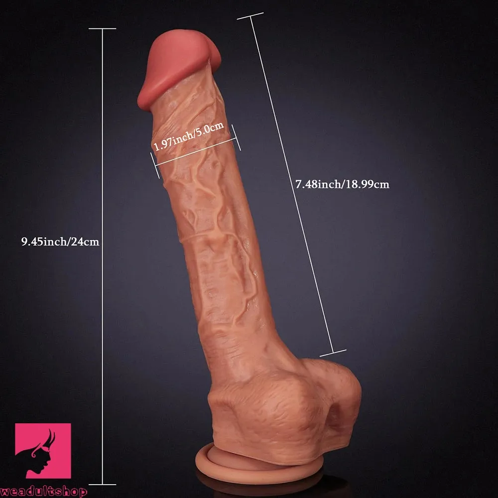 9.45in Skin Realistic Dildo Big Anal Sex Toy For Female Women Anal Sex Toy