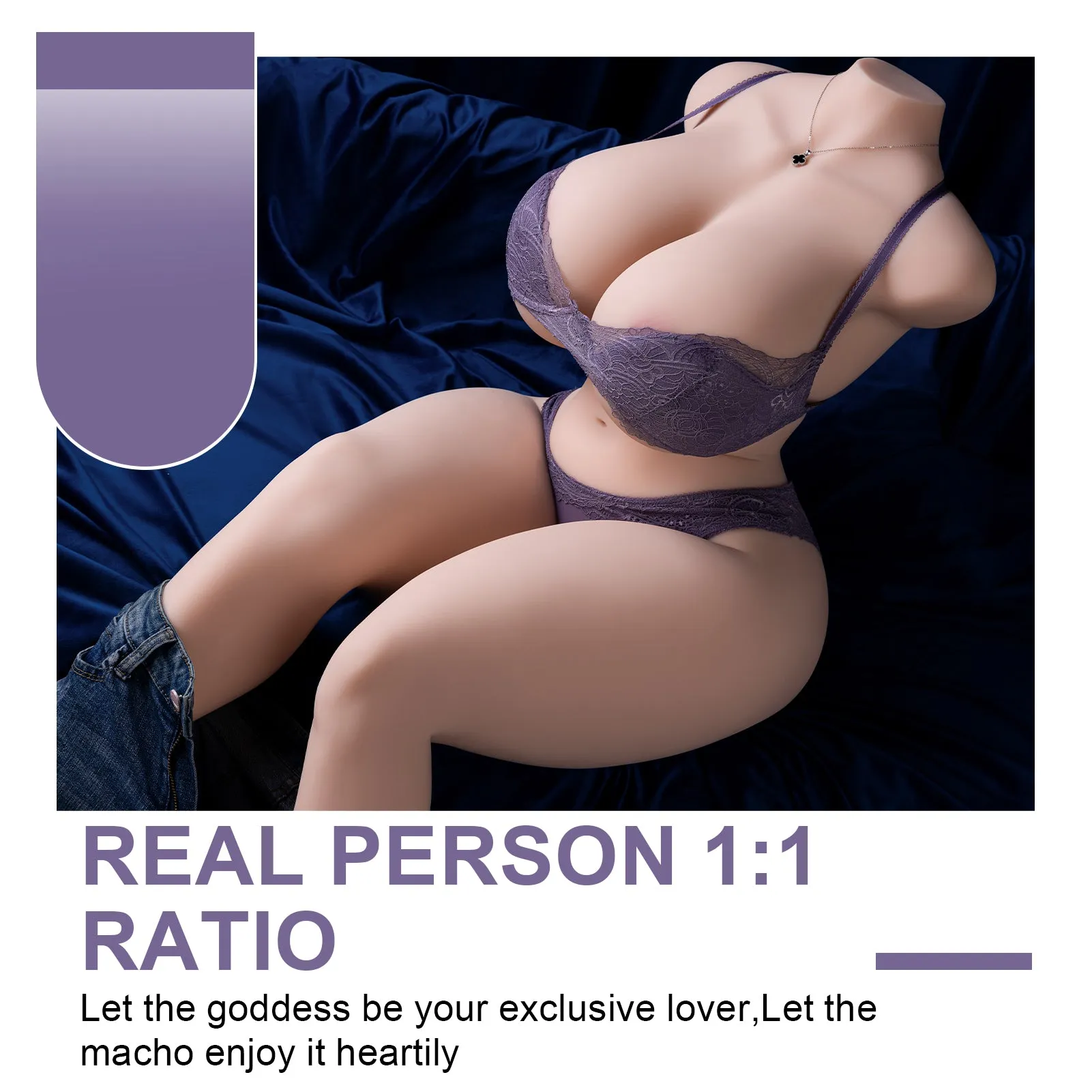 Annika: 103lb Full Size Busty Sex Doll Torso