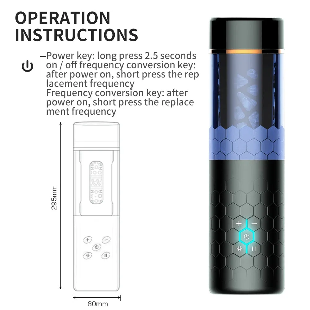 Automatic 3D Realistic Vagina Male Masturbation Cup
