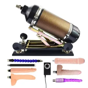 Automatic Sex Machine with 7 Attachments Dildo