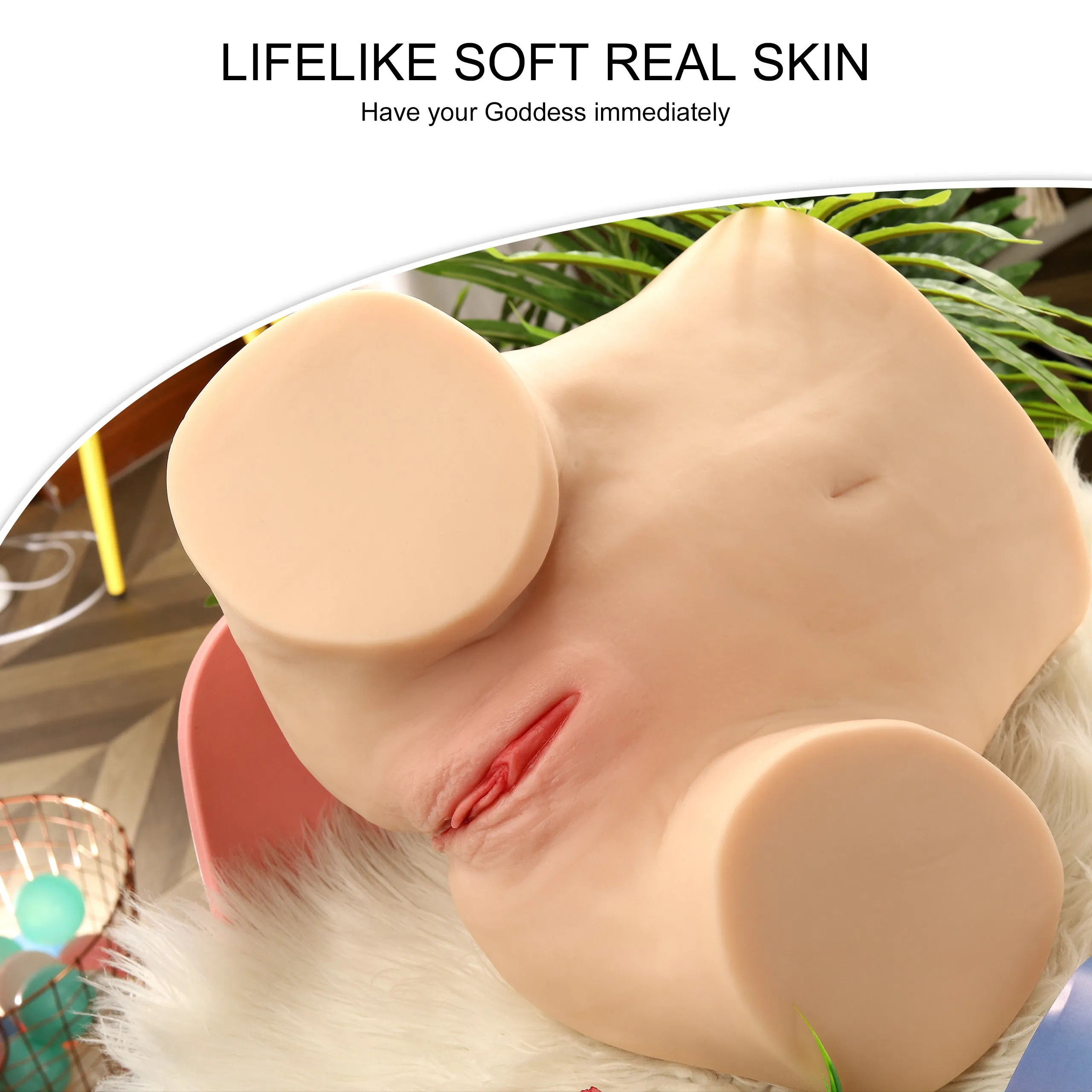 Bonnie: 17.9lb Male Sex Toy Torso Big Butt