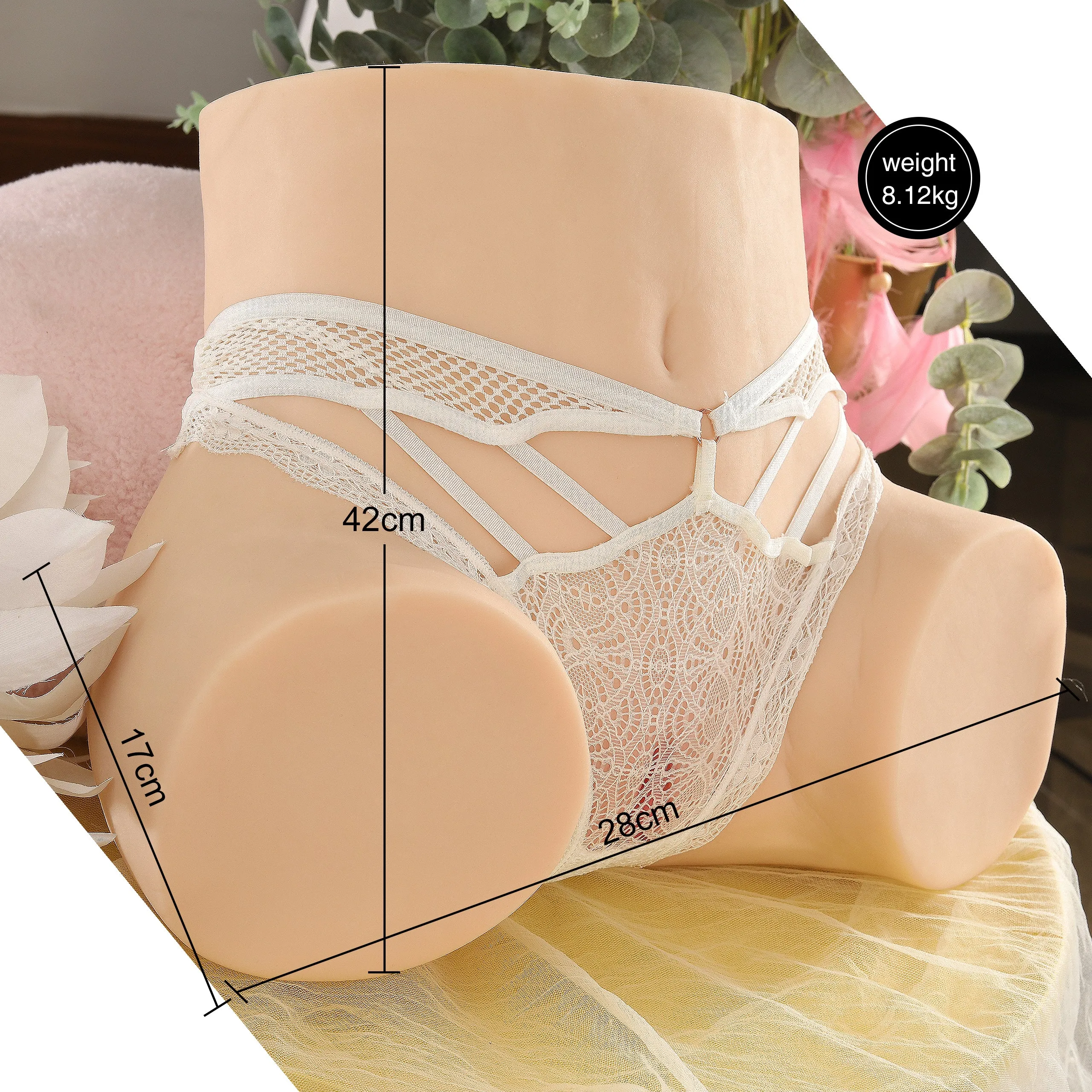 Bonnie: 17.9lb Male Sex Toy Torso Big Butt