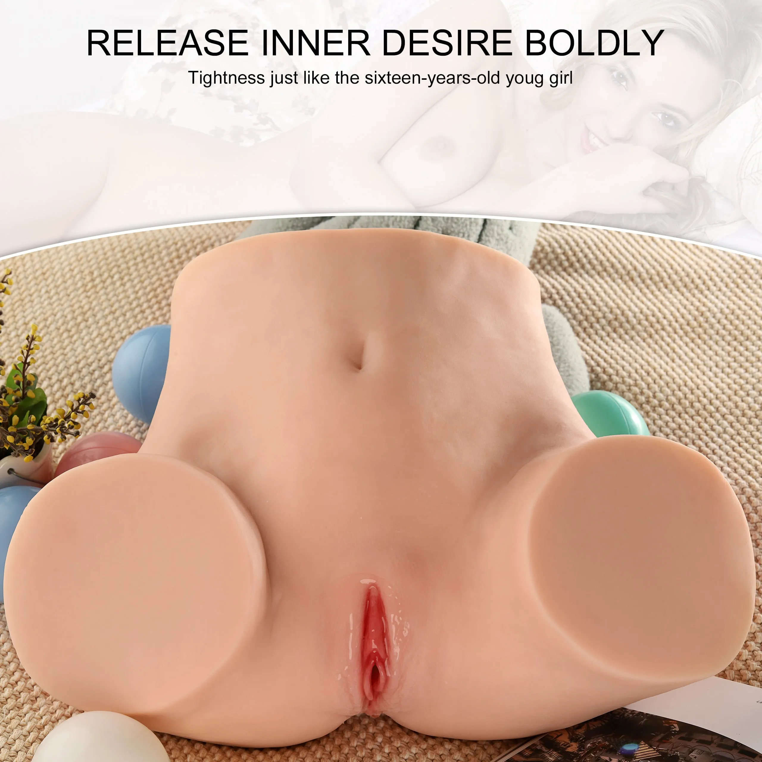 Bonnie: 17.9lb Male Sex Toy Torso Big Butt