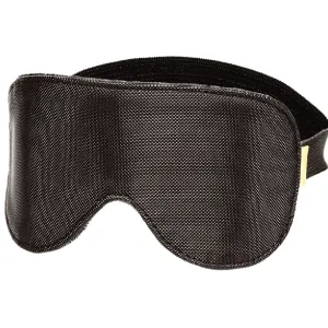 Boundless Blackout Eye Mask in Black Vegan Leather