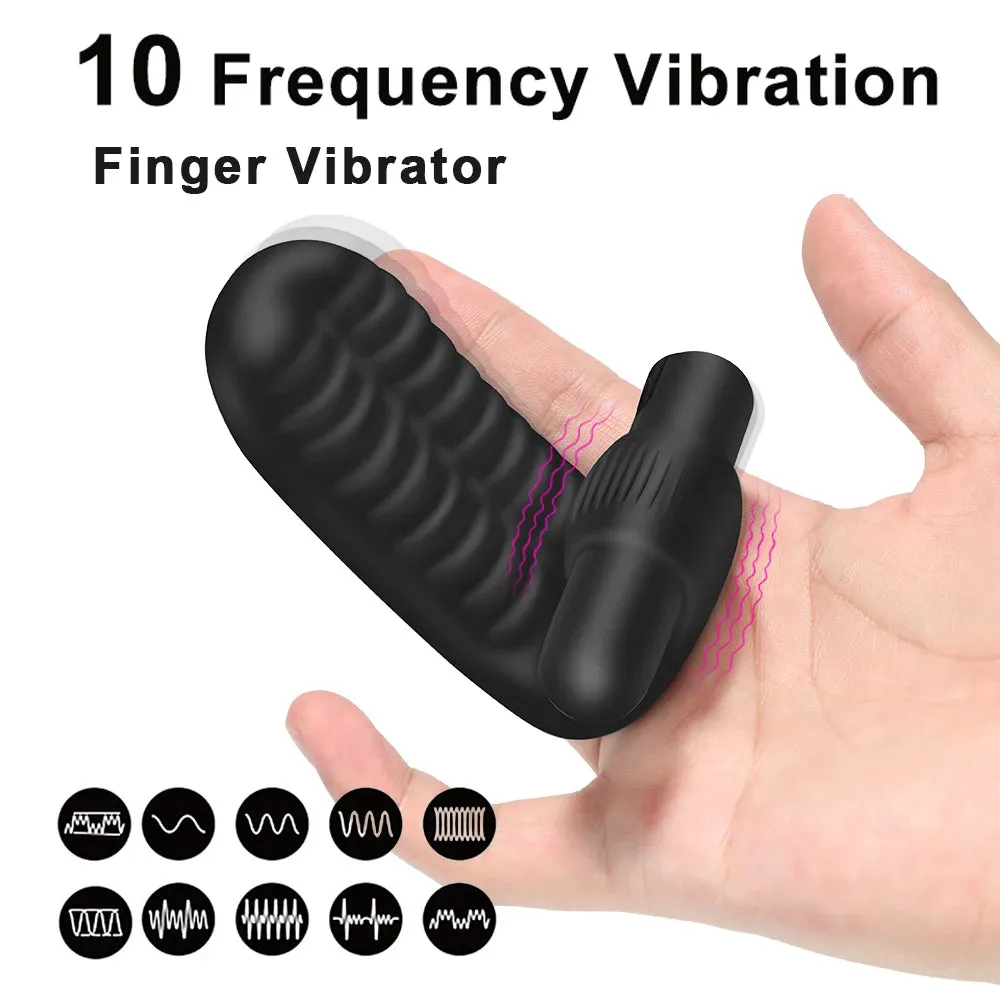 Come Closer 2 In One Finger Sleeve Vibrator | G-Spot | Clit Stimulation | 10 modes
