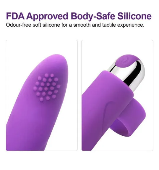 Come Closer Finger G Spot Vibe | Silicone Purple |  USB |  10 modes