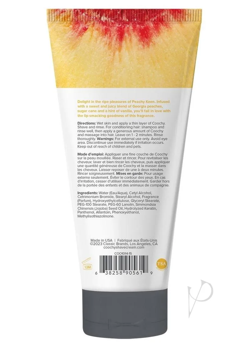 Coochy Shave Crm Peachy Keen .5oz