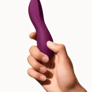 Dame Dip Beginner's Internal & External Plum Silicone Vibrator