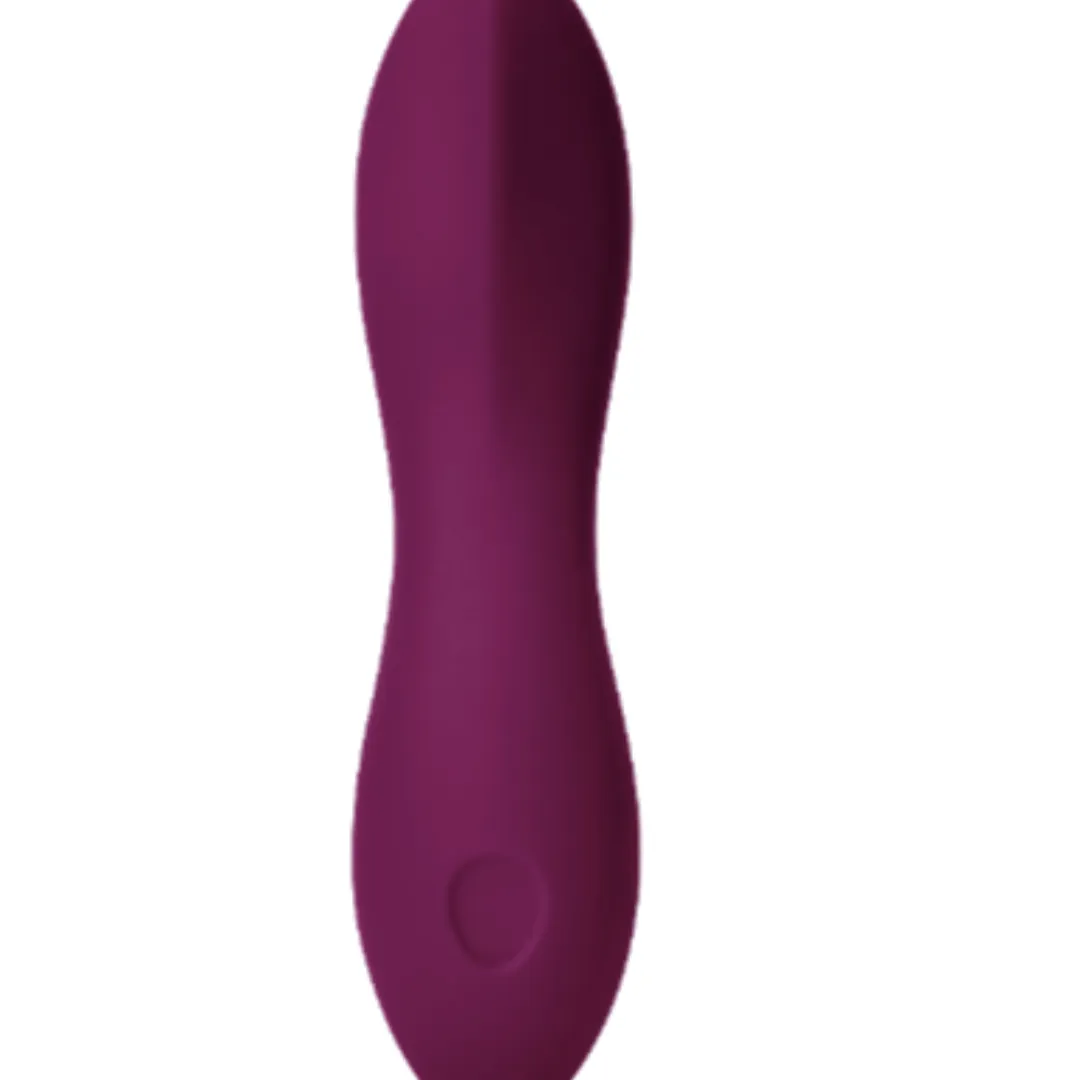 Dame Dip Beginner's Internal & External Plum Silicone Vibrator