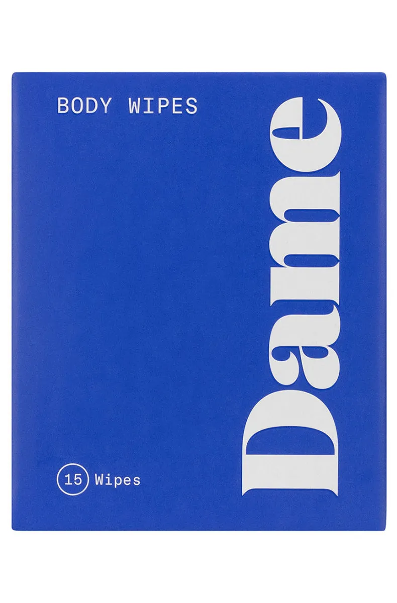 Dame Individual Intimate Care Wipes - 15pk