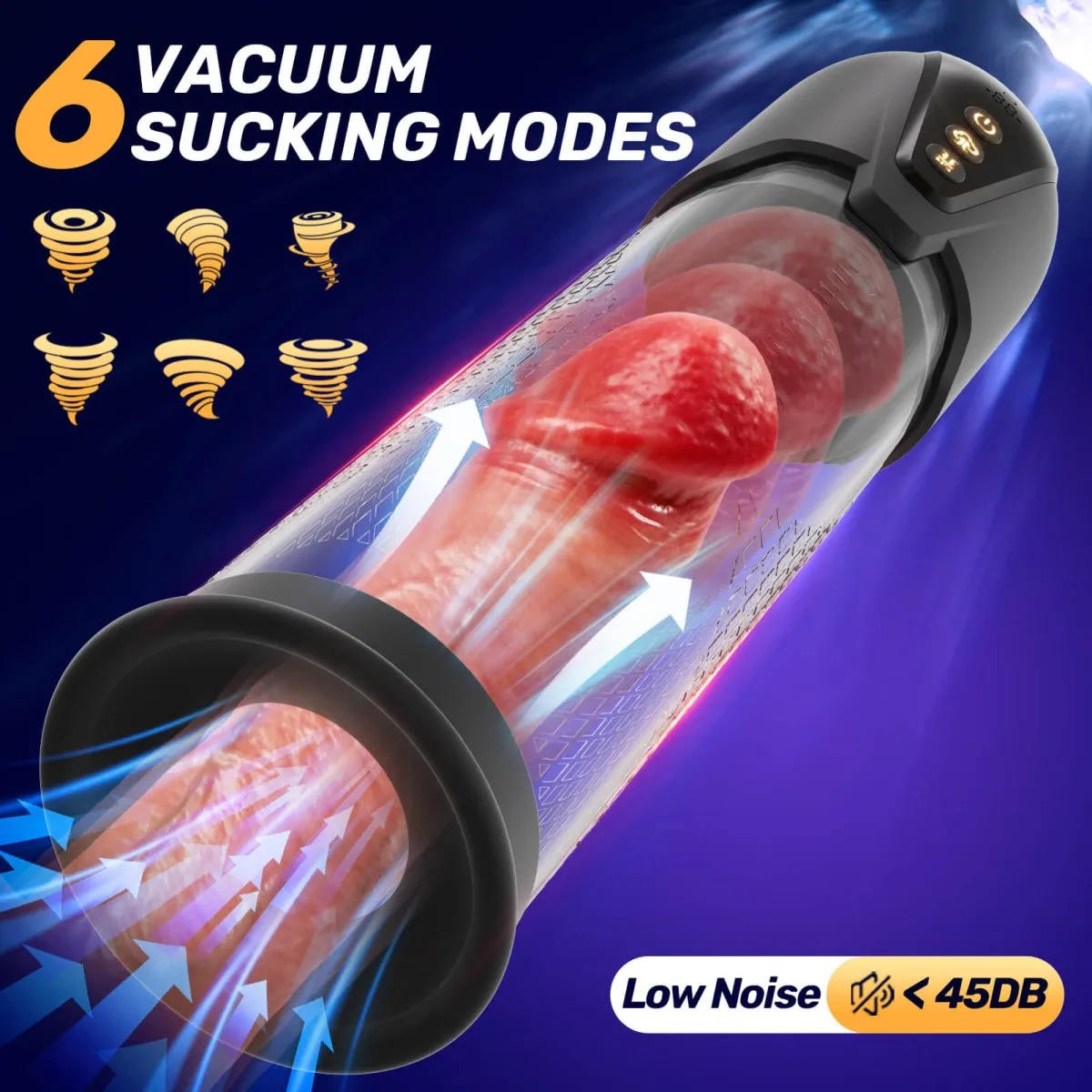 DEMON| Automastic Penis Extender Male Masturbator Mouth Sex Toy