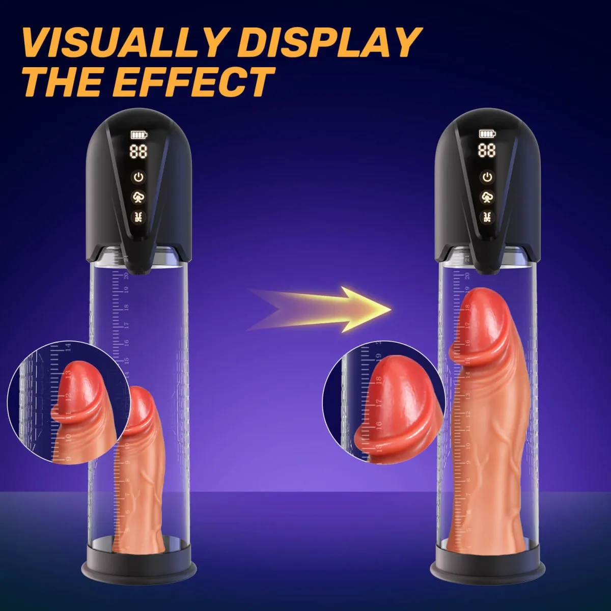 DEMON| Automastic Penis Extender Male Masturbator Mouth Sex Toy