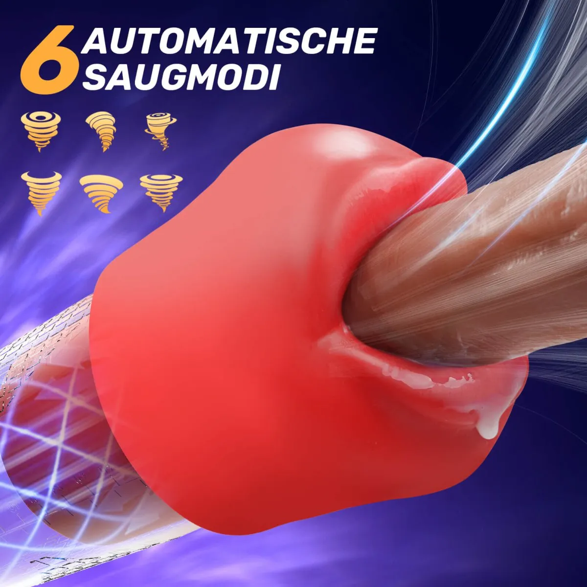 DEMON| Automastic Penis Extender Male Masturbator Mouth Sex Toy