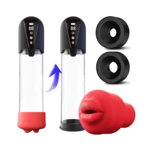 DEMON| Automastic Penis Extender Male Masturbator Mouth Sex Toy