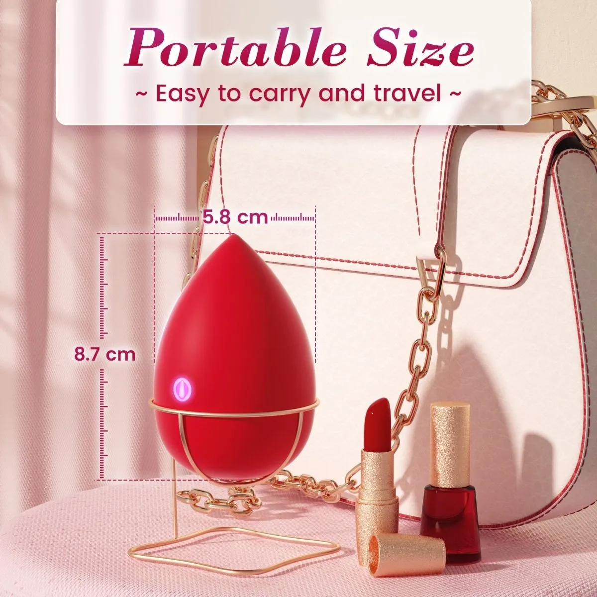 DEW| Adorable Deep 9 Sucking & 10 Vibrating Modes Female Vibrator Toy