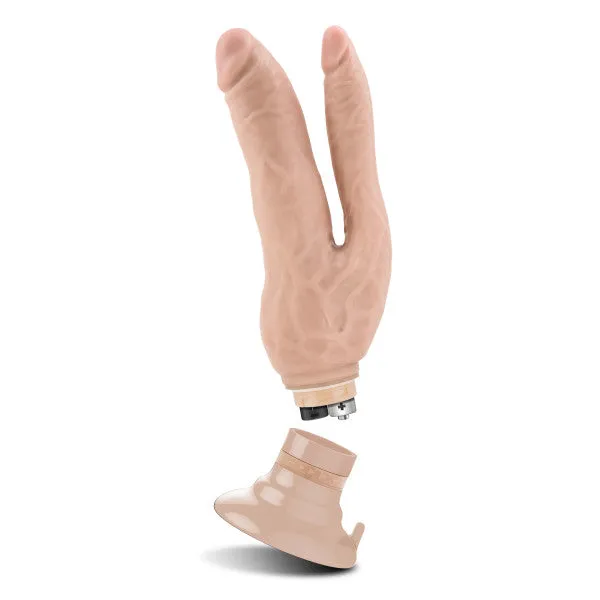 Dr Skin 8 Inch Double Penetration Dildo - Vanilla
