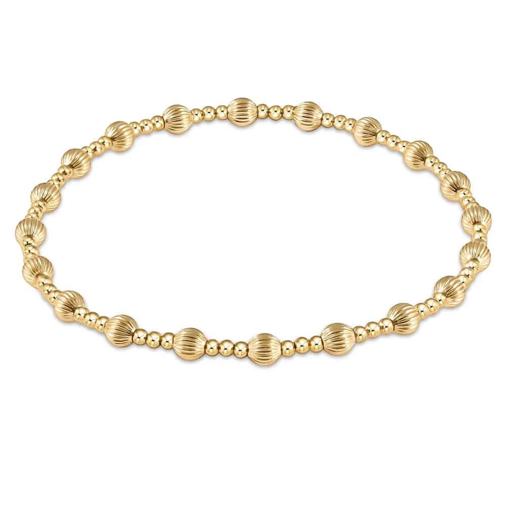 ENewton 4mm Gold Dignity Sincerity Bracelet