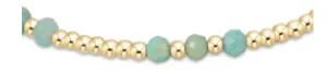 ENewton Amazonite 3mm Joy Gemstone Gold Joy Bracelet