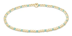 ENewton *egirl* Mint 2mm Hope Sincerity Bead Bracelet
