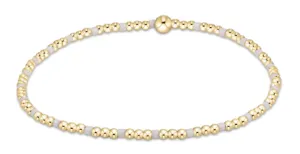 ENewton *egirl* White 2mm Hope Sincerity Bead Bracelet
