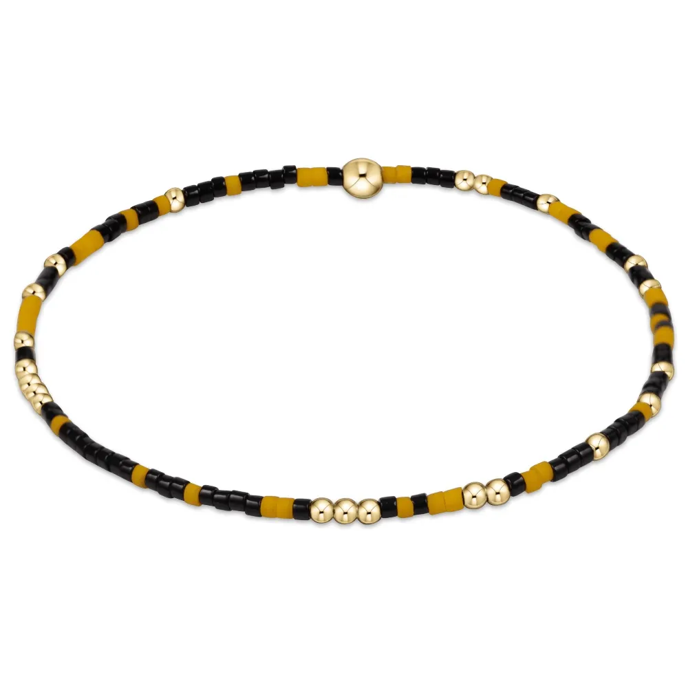 ENewton Game Day Golden Yellow/Onyx Hope Unwritten Bracelet