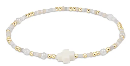 ENewton Hope Unwritten Call me on my Shell Phone Signature Cross Bracelet