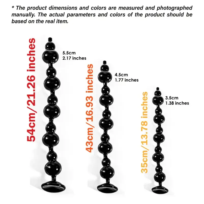 Extra-Large 20 Prostate Massage Beads Versatile Pleasure Toy For Men