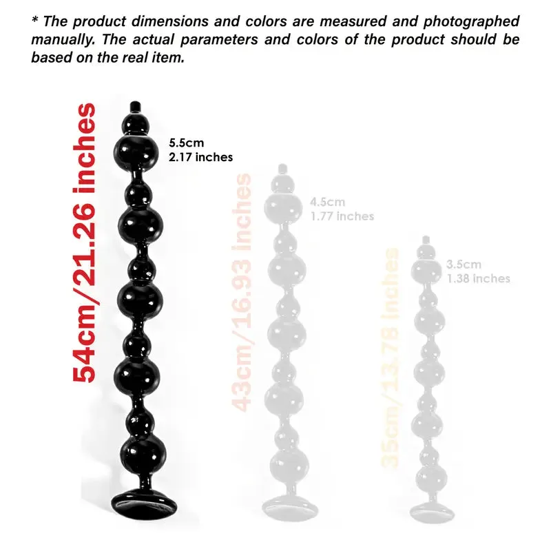 Extra-Large 20 Prostate Massage Beads Versatile Pleasure Toy For Men
