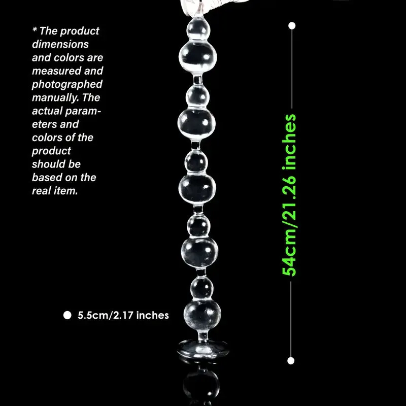 Extra-Large 20 Prostate Massage Beads Versatile Pleasure Toy For Men