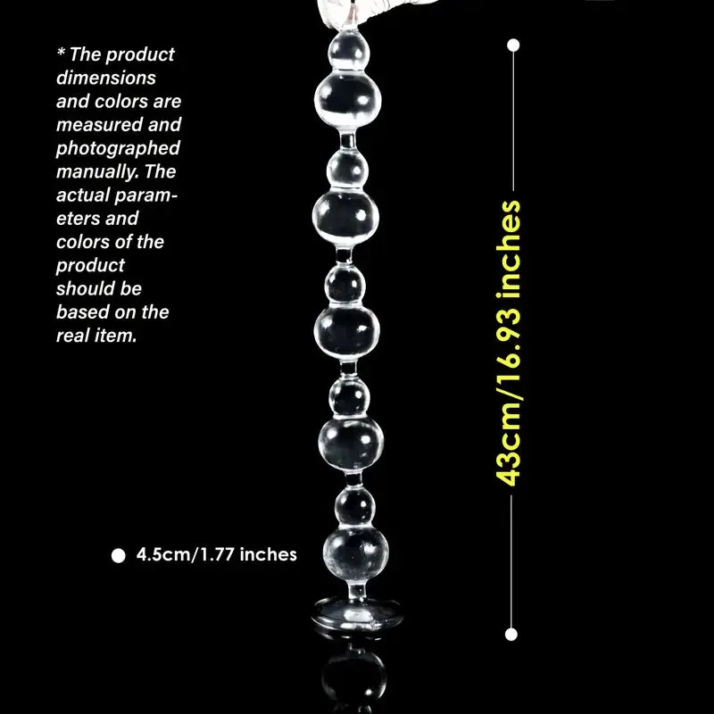 Extra-Large 20 Prostate Massage Beads Versatile Pleasure Toy For Men