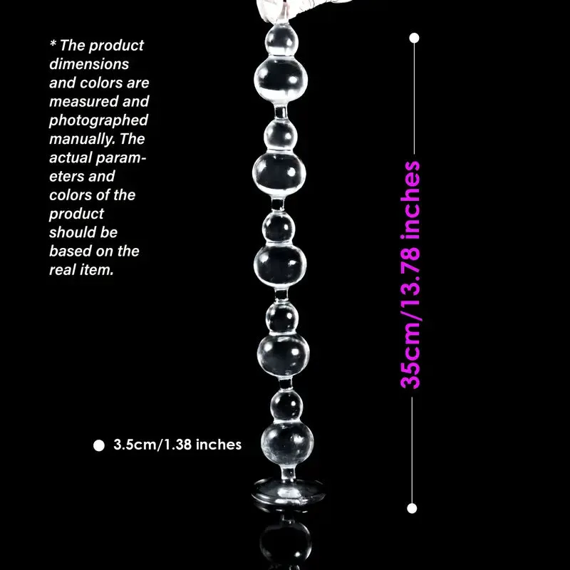 Extra-Large 20 Prostate Massage Beads Versatile Pleasure Toy For Men