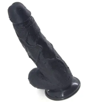 FAAK 10 Black Dildo | Suction Cup | Lifelike Silicone