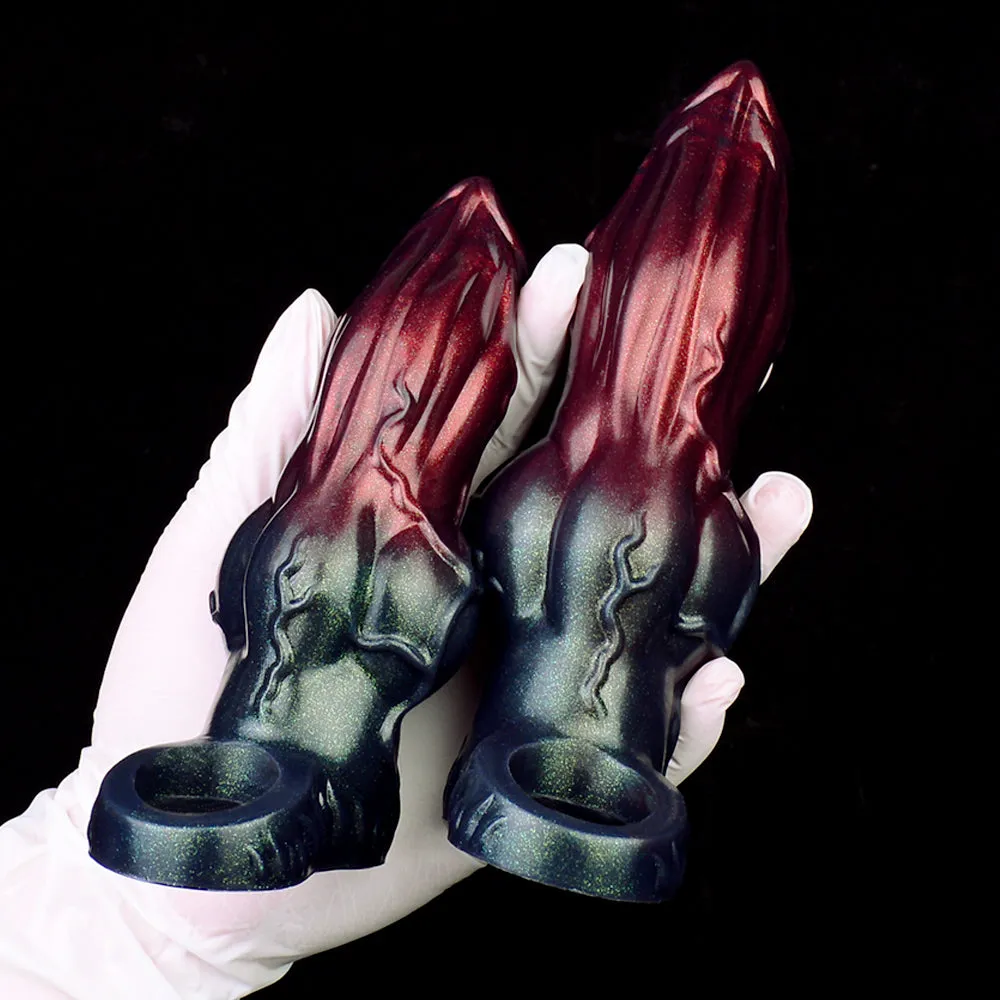 Fantasy Cocksleeve Male Sex Toys - Close-End Silicone Penis Sleeve Cockring Extender