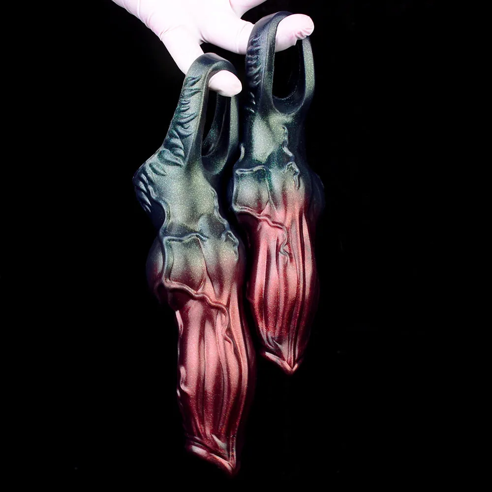 Fantasy Cocksleeve Male Sex Toys - Close-End Silicone Penis Sleeve Cockring Extender