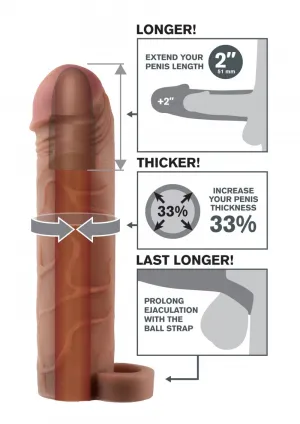 Fantasy X-Tensions | Perfect 2 Extension | Ball Strap | Brown | Climax Delay