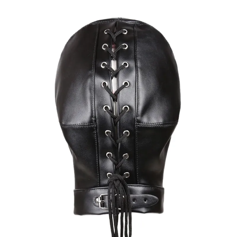 Fetish Lux Macho Head Mask | Eyes & Mouth | Unisex | Vegan Leather