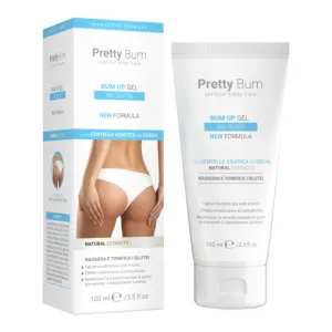 Gel pentru ridicare și fermitate fese PRETTY BUM Bum Up Gel. cu Centella și iederă. efect anti-îmbătrânire. 100 ml