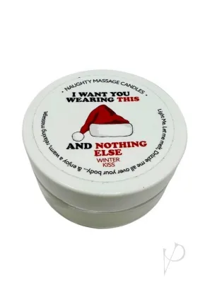 Holiday Mini Candle I Want You