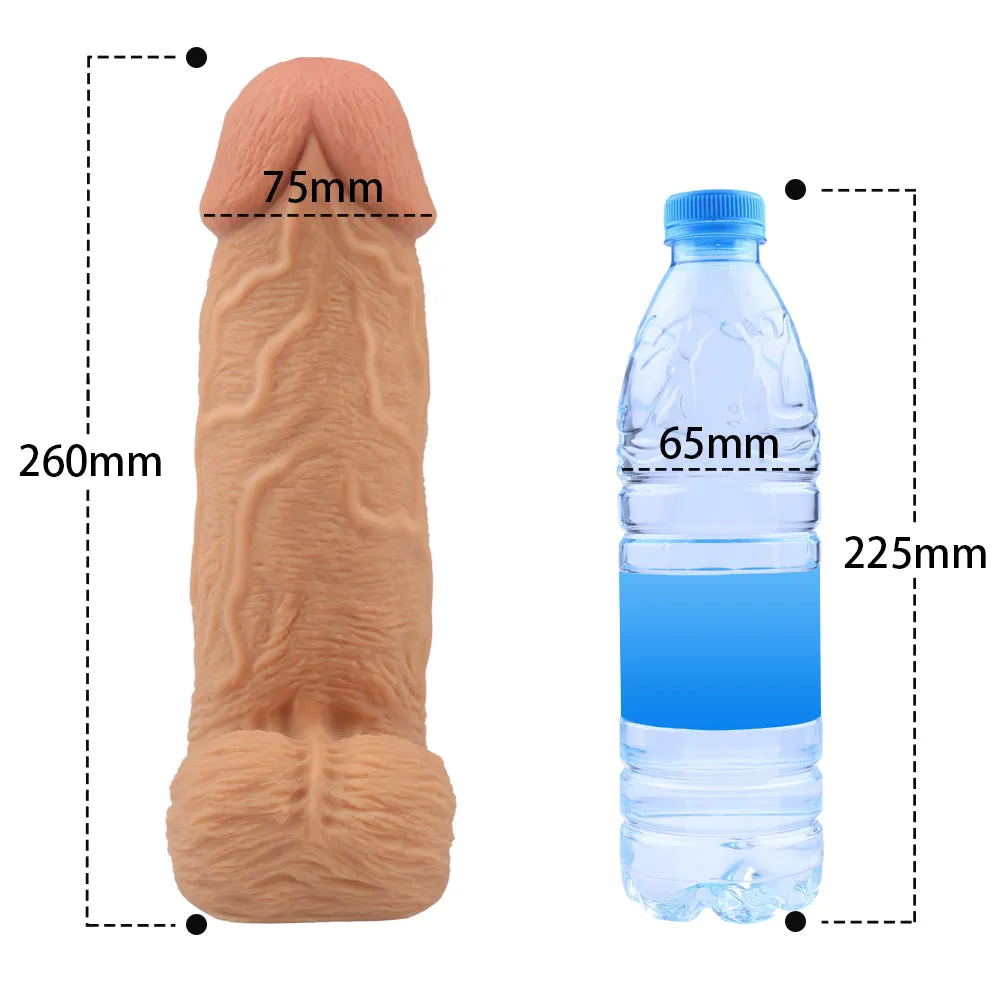 Huge Dildos Anal Plug - 9 inch Big Silicone Dildos for Women