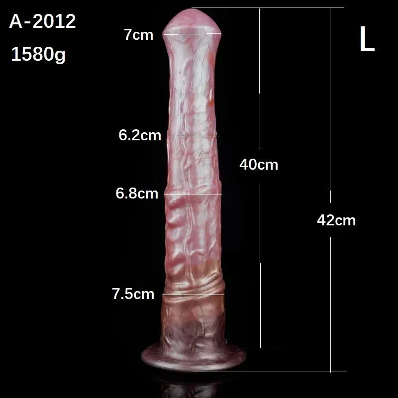 Huge Horse Anal Dildo Buttplug - Realistic Silicone Animal Dildos Suction Cup Sex Toys