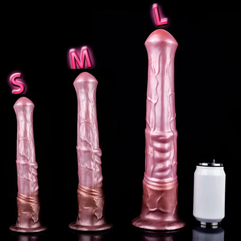 Huge Horse Anal Dildo Buttplug - Realistic Silicone Animal Dildos Suction Cup Sex Toys