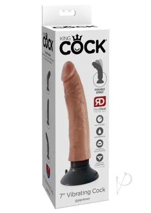 Kc 7 Vibrating Cock Tan