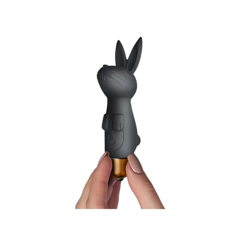 Kit SILHOUETTE Dark Desires cu vibrator bullet   2 huse interschimbabile. 7 funcții de vibrație. rezistent la apă. bronz cu negru