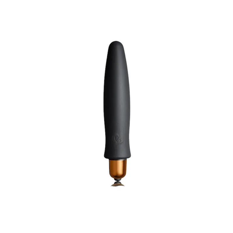 Kit SILHOUETTE Dark Desires cu vibrator bullet   2 huse interschimbabile. 7 funcții de vibrație. rezistent la apă. bronz cu negru