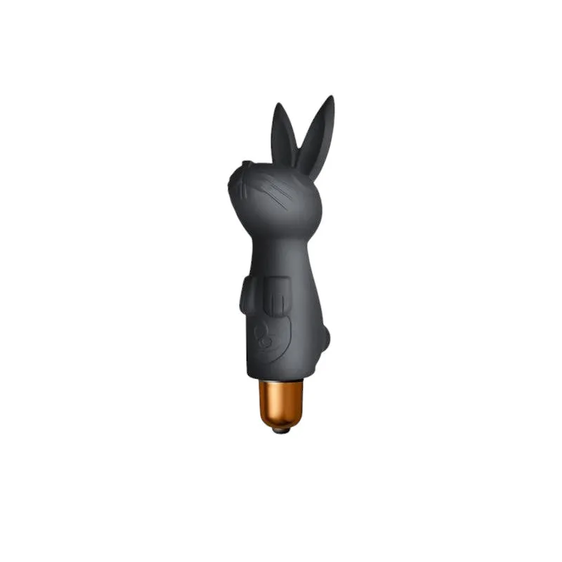 Kit SILHOUETTE Dark Desires cu vibrator bullet   2 huse interschimbabile. 7 funcții de vibrație. rezistent la apă. bronz cu negru