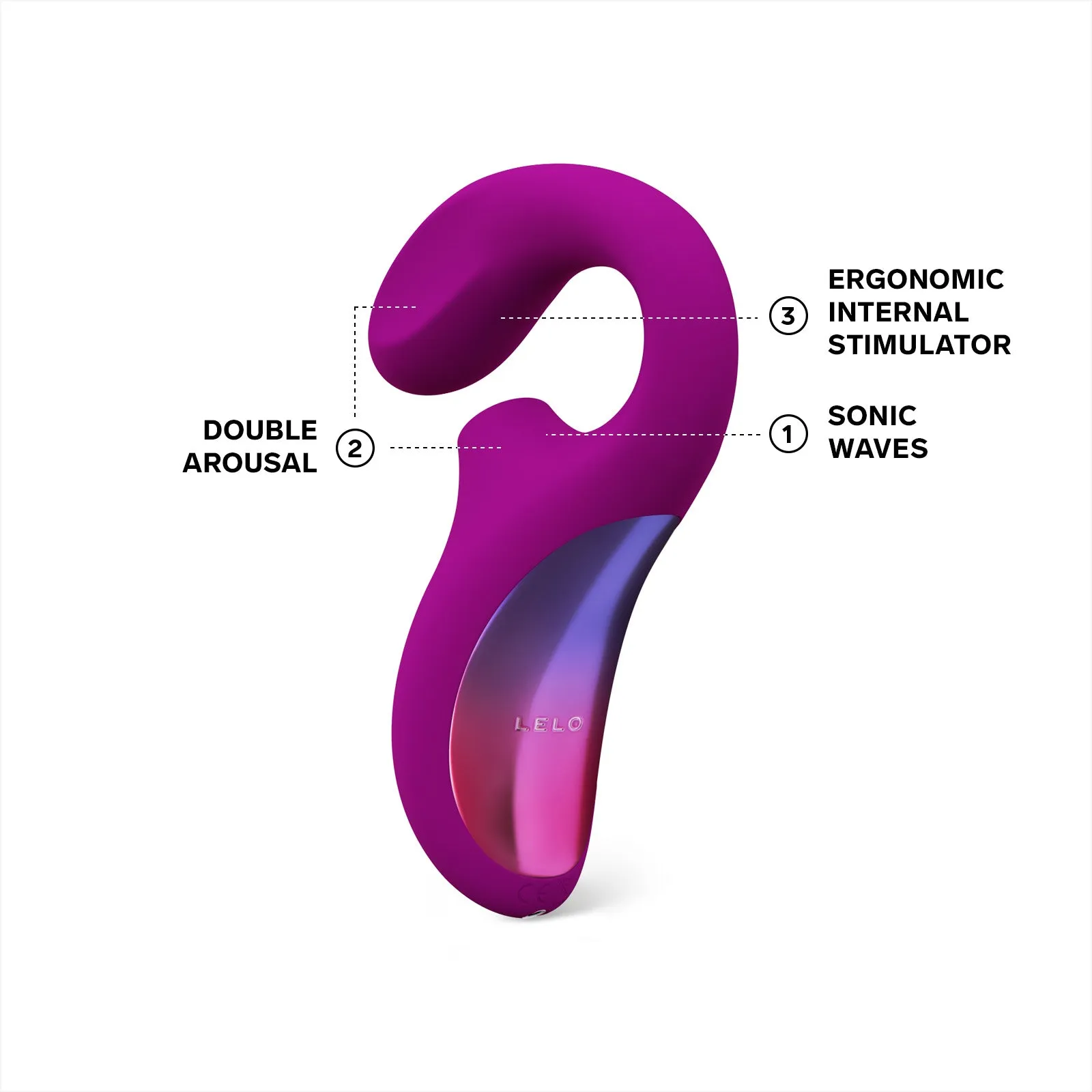 LELO Enigma Clit Sucking & G-Spot Vibrator