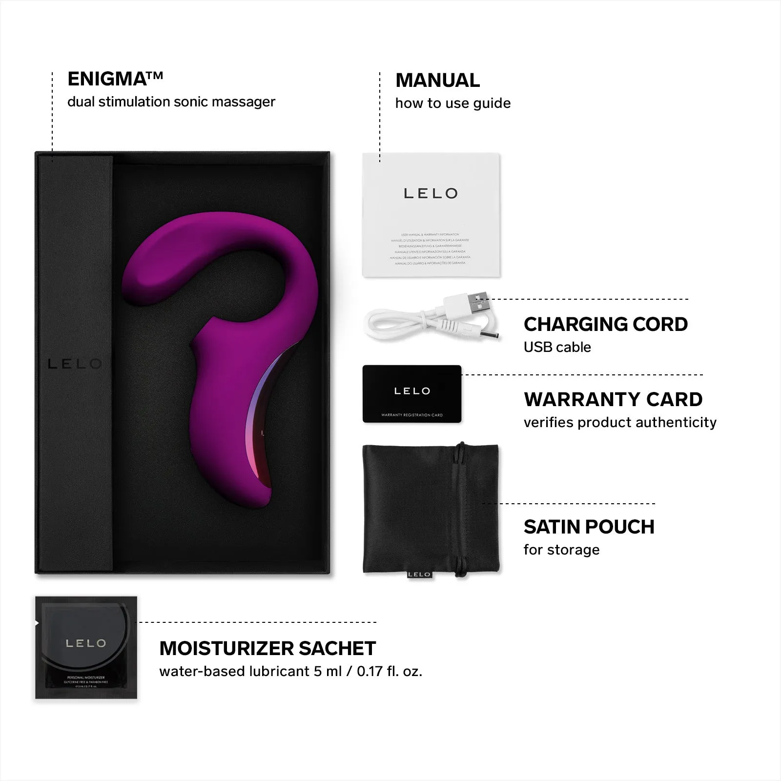 LELO Enigma Clit Sucking & G-Spot Vibrator
